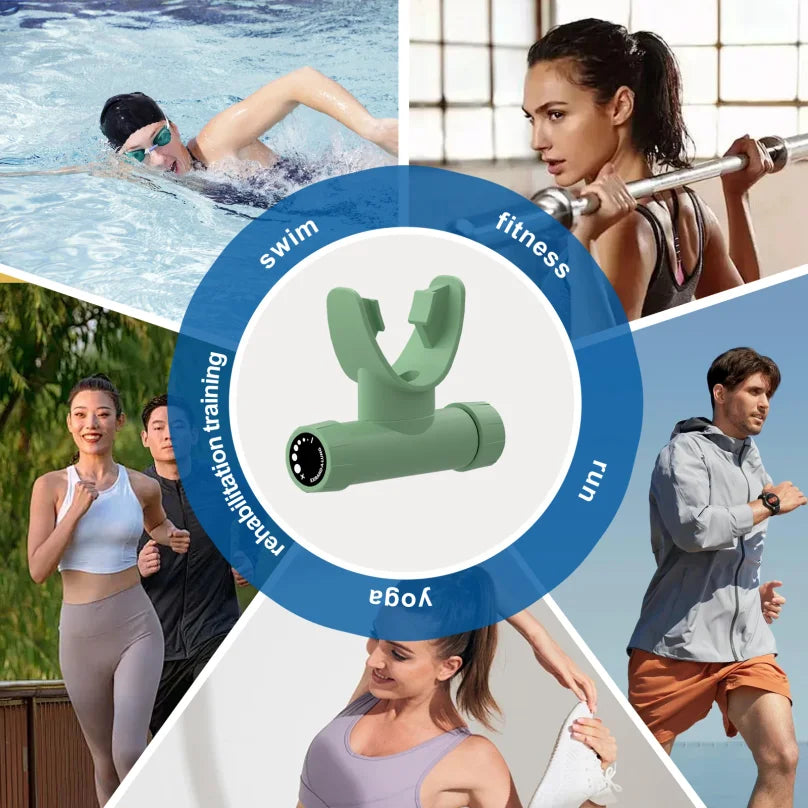 NNEOBA Breathing Trainer – Adjustable Lung Respirator Fitness Training Device-1